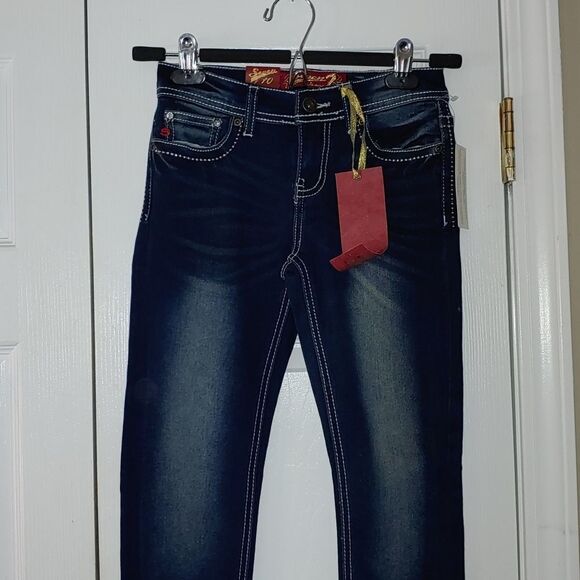 Seven7 skinny dark denim jeans Sz 10 NWT - Picture 3 of 9